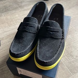 Cole Haan Nantucket Loafer - Pewter Suede Volt C14571 Mens size 11.5